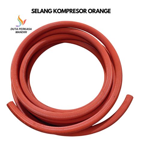 Jual DPM 5 Meter Selang Recoil Angin Kompresor Orange Kuning Selang