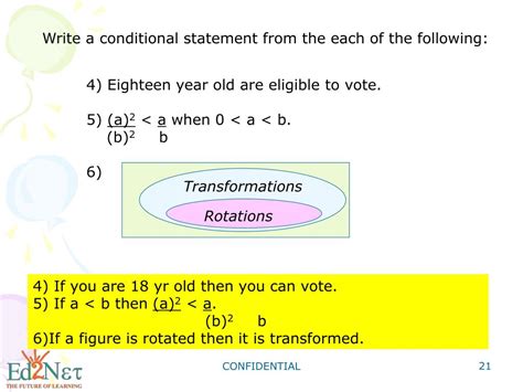 Ppt Geometry Conditional Statements Powerpoint Presentation Free