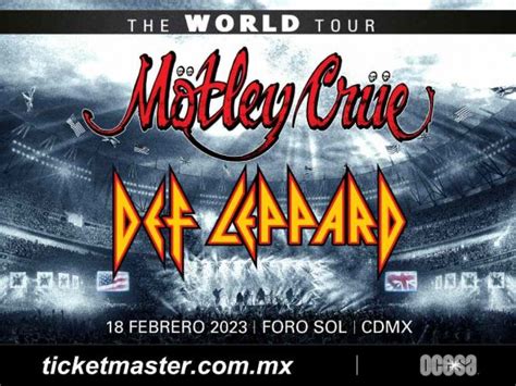 Def Leppard Y Motley Crue En Mexico Fechas Y Venta De Boletos