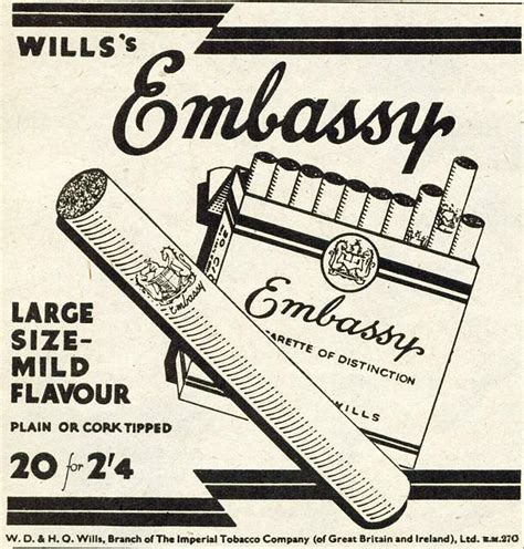 Embassy Cigarettes - Graces Guide