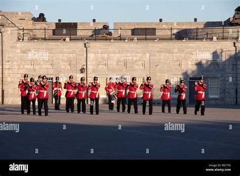 Sunset Ceremony at Fort Henry National Historic Site, Kingston, Ontario ...