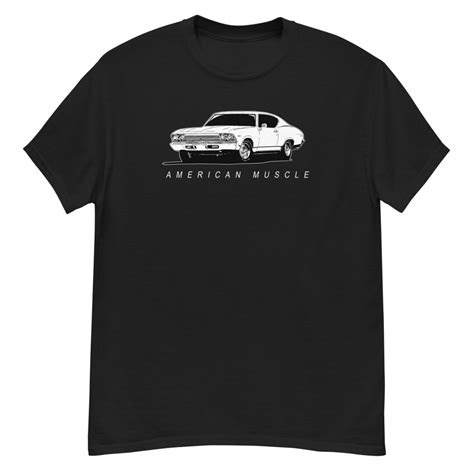 1969 Chevelle T Shirt Classic Vintage Muscle Car Guy T Classic