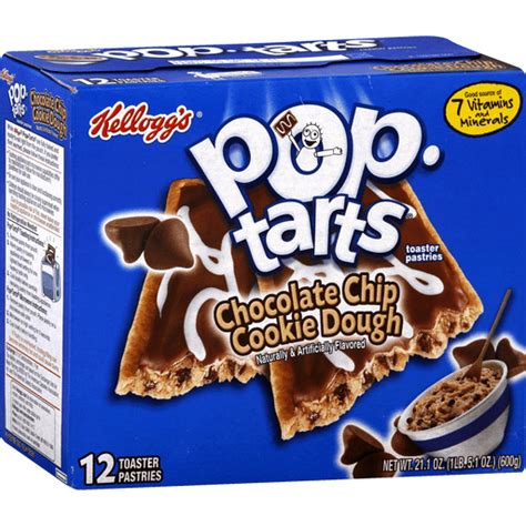 Kellogg S Pop Tarts Frosted Chocolate Chip Cookie Dough Ct