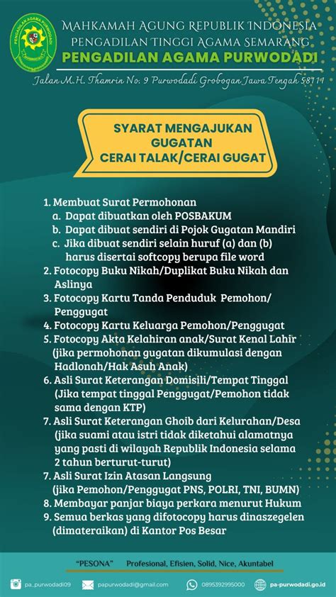 Website Resmi Pengadilan Agama Kelas A Purwodadi Pengadilan Agama