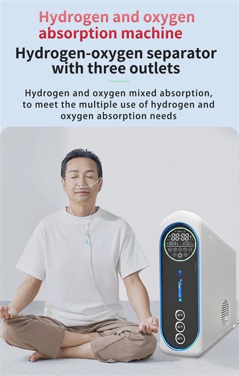 Portable 1350ml Multi Function Hydrogen Inhalation Machine Health Smart