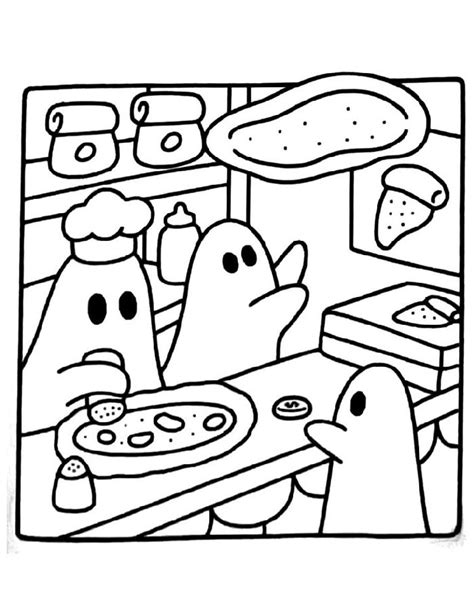 Spooky Cutie Coloring Pages Free Printable Pdf