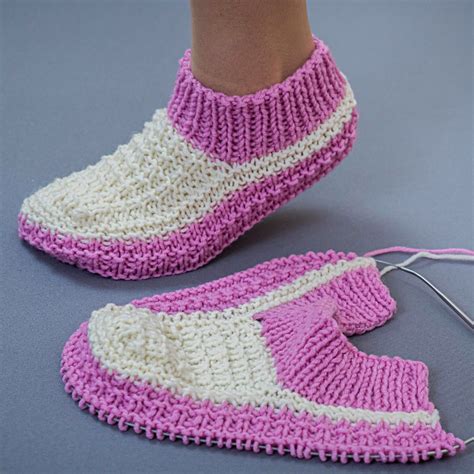 Chaussons Tricot S Sans Couture Sur La Semelle Orchid E M Me Un