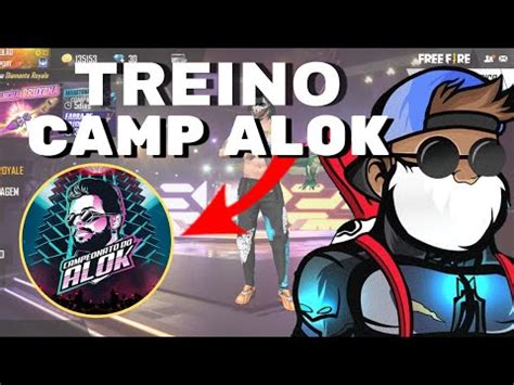 LIVE ON FREE FIRE AO VIVO TREINAMENTO CAMP DO ALOK RANQUEADA