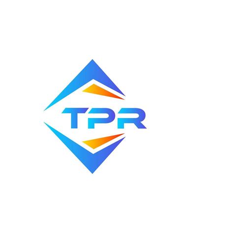 tpr abstract technology logo design  white background tpr creative