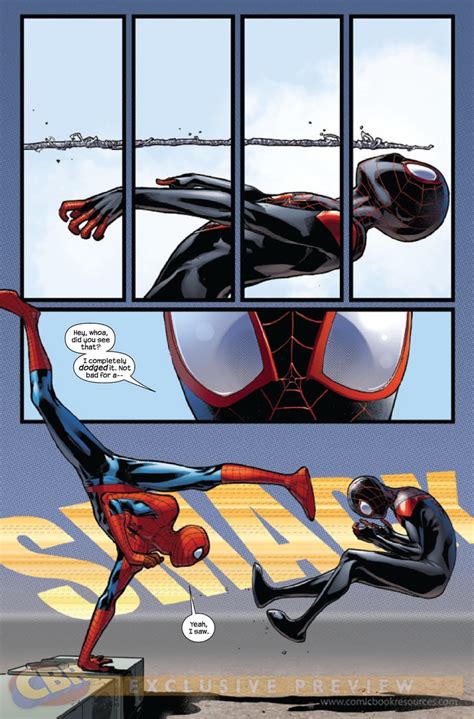 Spider Men La Preview Comicsblog Fr Ultimate Spiderman Marvel