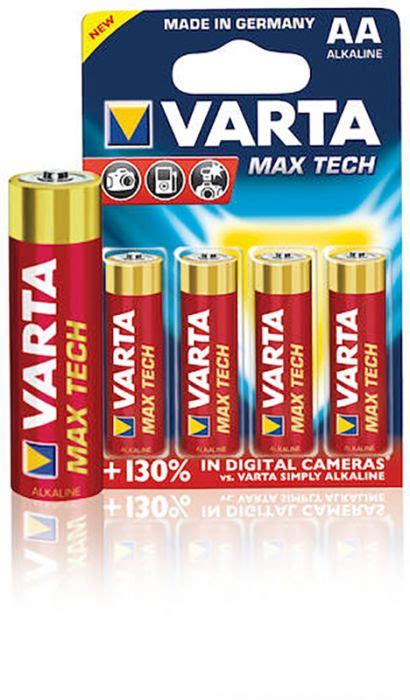 Patareid Varta Max Tech V Aa Lr Tk