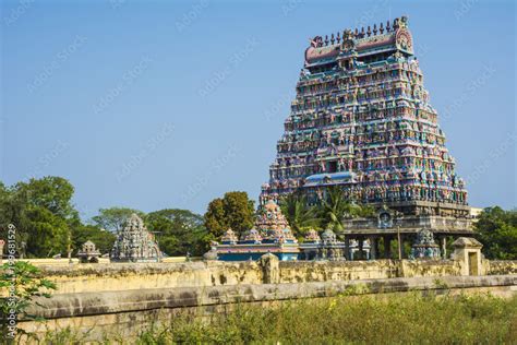 Chidambaram Temple Entrance Stock Photo | Adobe Stock