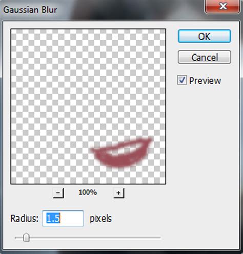 step 7 Gaussian blur - TutorialChip