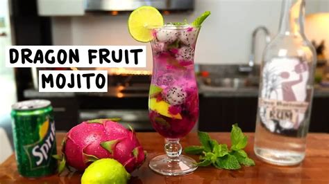 Dragon Fruit Mojito Cocktail Recipe