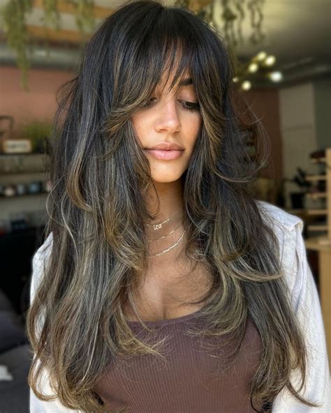 24 Top Trending Wispy Curtain Fringe Styles For Long Hair