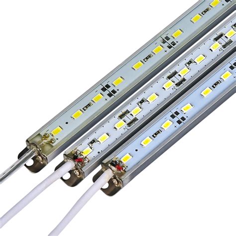 2pcs LED Light Rigid Bar 500mm High Bright SMD 5730 DC12V Cabinet