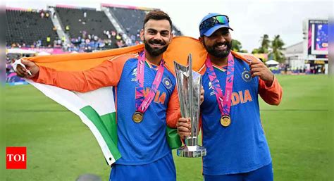 Watch Virat Kohli And Rohit Sharma Celebrate With India Flag After T20