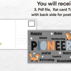 Jw Pioneer Card Pioneers Gift Encouraging Card Printable Etsy