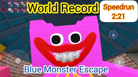 I Speedrun Blue Monster Escape Chapter 1 YouTube