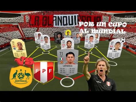 Repechaje Peru Vs Australia Fifa Rumbo Al Mundial Qatar Youtube