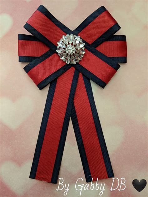 Bow Brooch Red And Navy Blue Diy Ribbon Diy Bow Ribbon Crafts Ribbon Bows Brooch Corsage