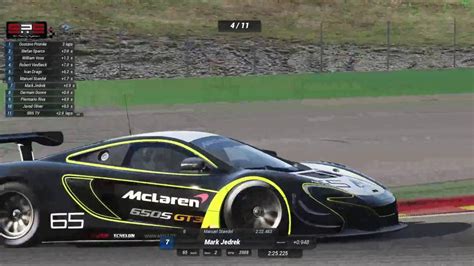 Sim Racing System Live Broadcast Gt Spa Youtube