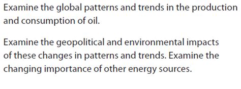 Patterns In Resource Consumption The Geographer Online