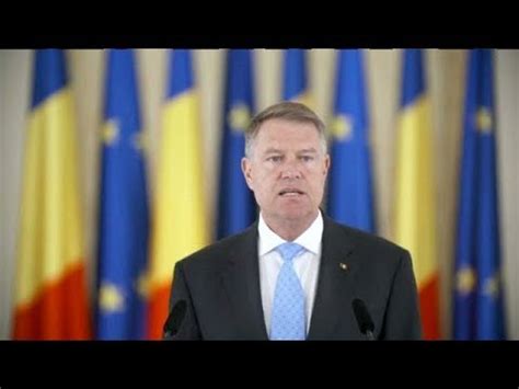 Președintele Klaus Iohannis Voi convoca referendum pentru 26 mai YouTube