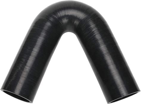 4 Ply Silicone 135 Degree Elbow Connector Joiner Turbo Hose Pipe Black 76mm 3