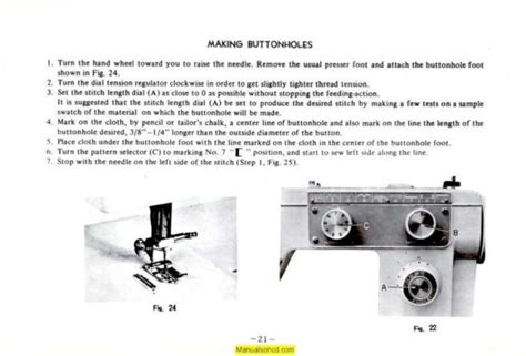 Dressmaker 515 Sewing Machine Instruction Manual