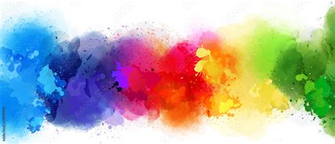 Colorful Splash Background Vector De Stock Adobe Stock