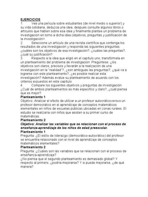 PDF EJERCICIOS De Metodologia DOKUMEN TIPS