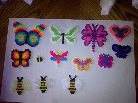 Butterflies And Bees Perler Beads By Tiffany Sheaffer Melt Beads