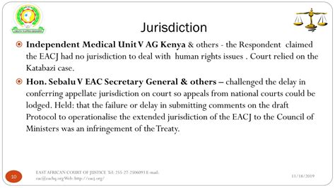 Ppt East African Court Of Justice Overview Powerpoint Presentation