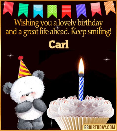 Happy Birthday Carl  🎂 Images Animated Wishes【28 S】