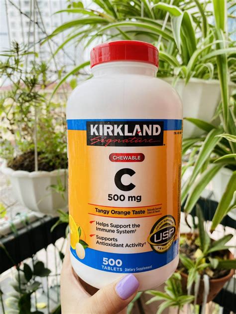 VIÊN NHAI VITAMIN C 500mg Kirkland Signature Lazada vn