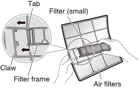 Cleaning Of Filters Daikin Operation Manual