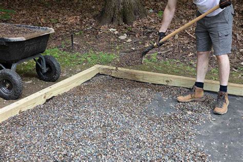 How To Build A Pea Gravel Patio