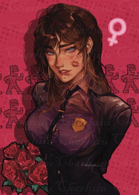 Female Michael Afton Fnaf Art Print Etsy