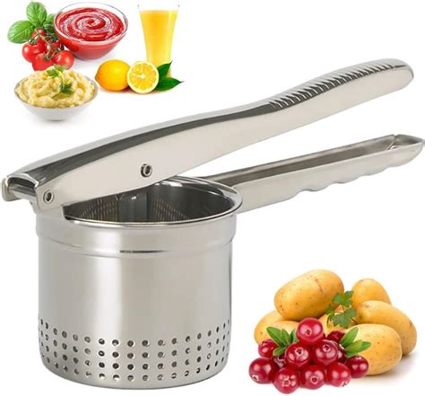 Potato Ricer Stainless Steel Potato Masher Manual Ricer