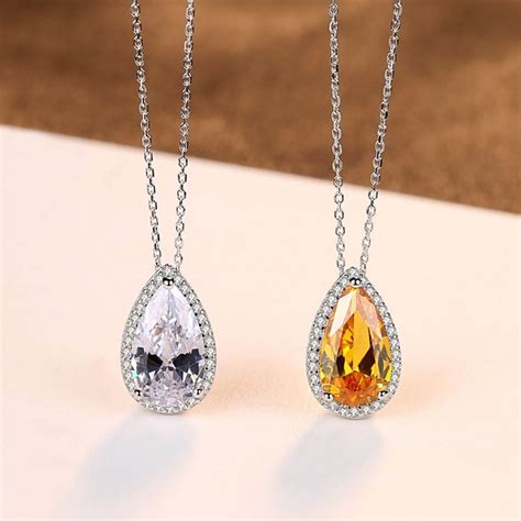 Сребърно колие капка "Изящност" – Silenti Jewelry