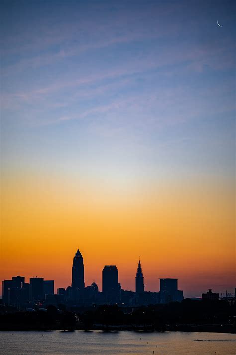 City Buildings Coast Dark Dusk HD Phone Wallpaper Peakpx