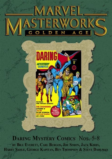 Marvel Masterworks Golden Age Daring Mystery Comics Hard Cover