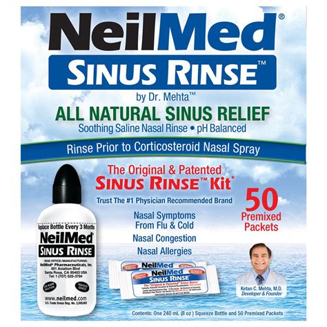 Neilmed Sinus Rinse Regular Kit 1 Each The Online Drugstore