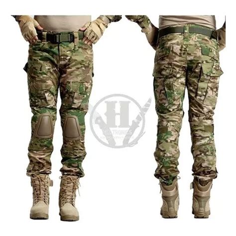 Pantalon Tactico Cargo Rip Stop Multicam Uca Gen Elastizado