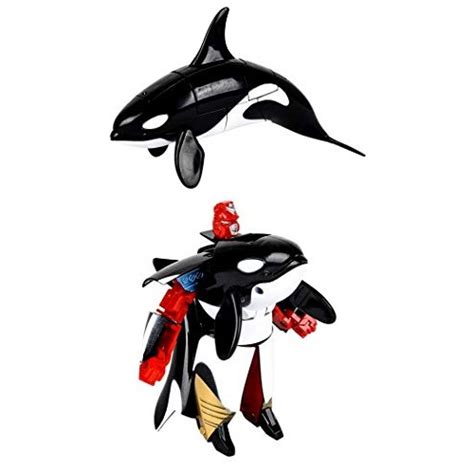 Safari Discovery Expedition Transforming Orca Whale To Robot Toy 4 Inch