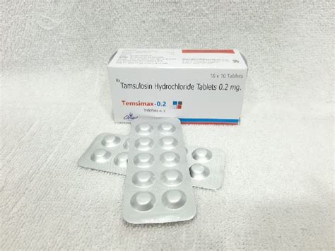 Tamsulosin Hydrochloride Tablets 02mg Color Titanium Dioxide Ip At