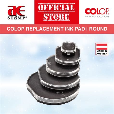 Colop Replacement Ink Pad Round Shape Stamp Pad Model R R R R