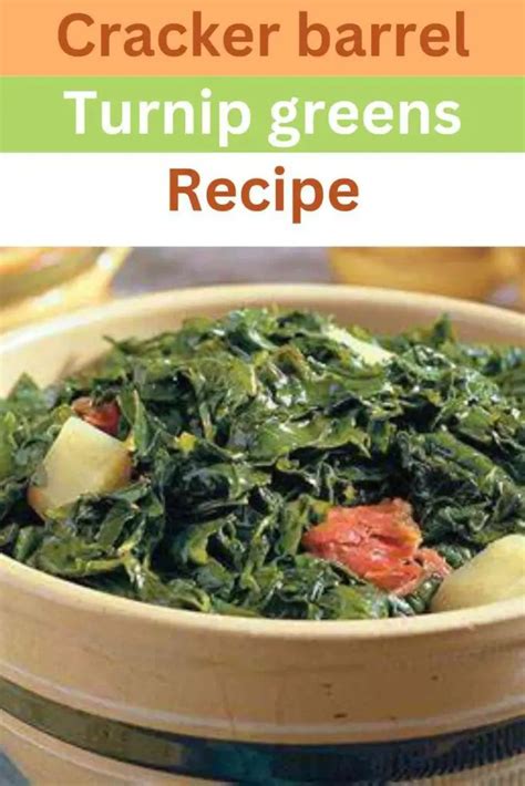 Cracker Barrel Turnip Greens Recipe Canned Turnip Greens Recipe ...