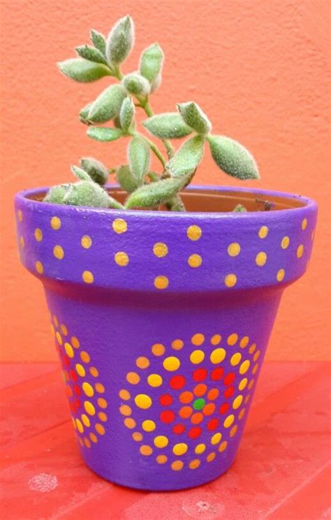 Crafty Painting Ideas Plant Pot Home D Cor Summer Pittura Di Vasi